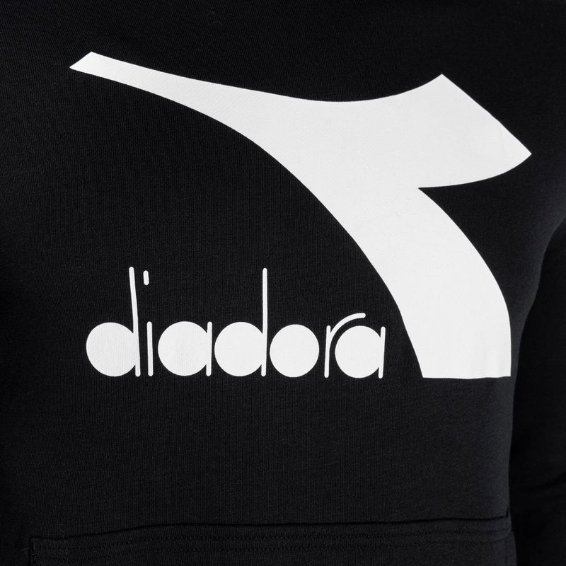 Bluză pentru bărbați Diadora Hoodie Core nero 6