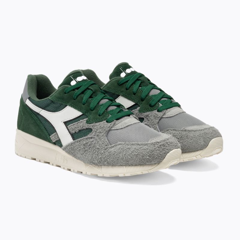 Diadora N902 Hairy Suede negru / alb / alb / rock lunar / pantofi de suede 4
