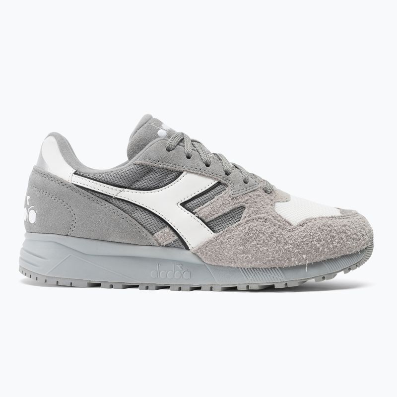 Diadora N902 Hairy Suede melange pantofi gri melange 2