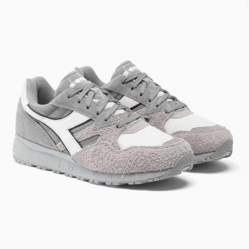 Diadora N902 Hairy Suede melange pantofi gri melange 4