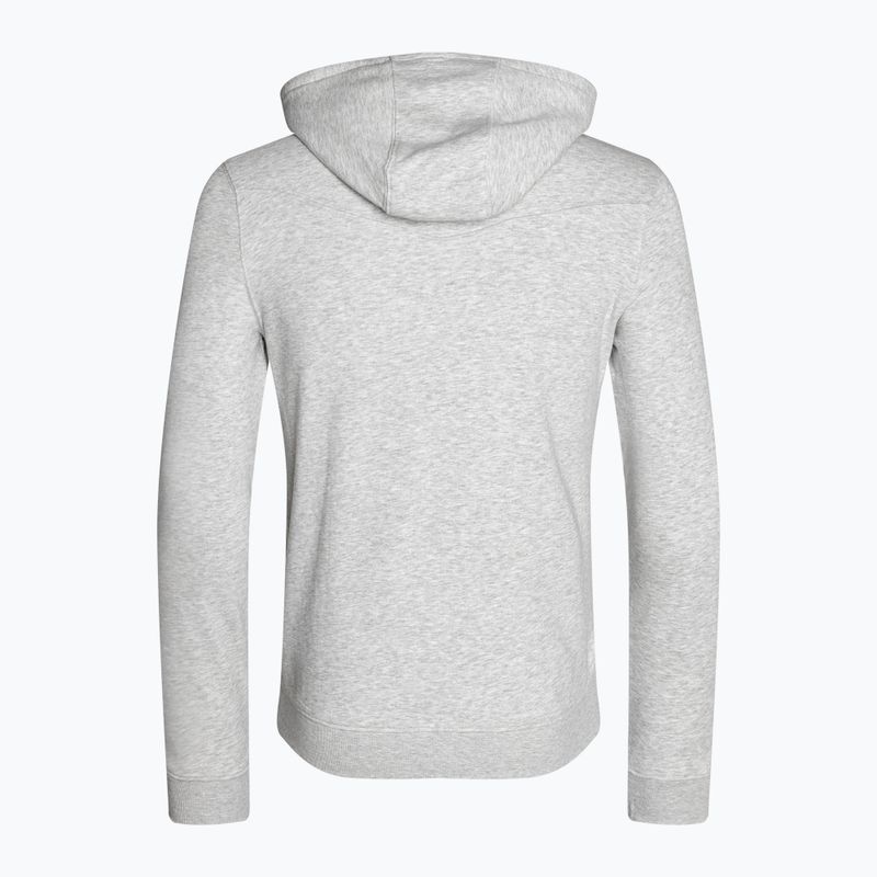 Bluză pentru bărbați Diadora Hoodie FZ Essential Sport grigio medio chiaro melange 6