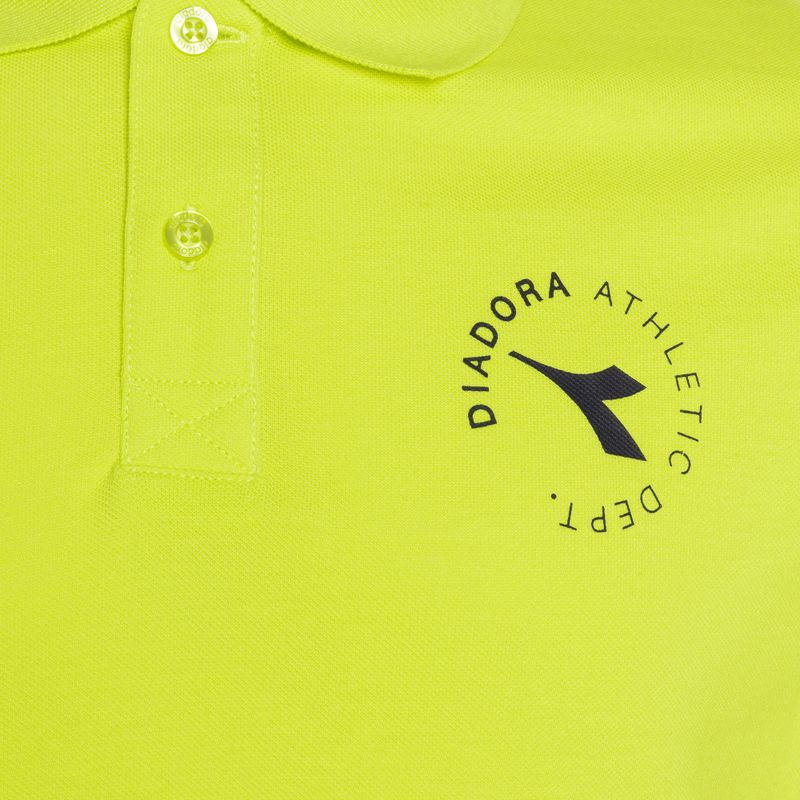 Tricou polo pentru bărbați Diadora Essential Sport giallo enotera 3