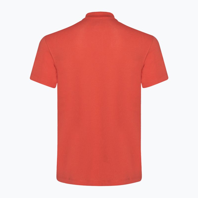 Tricou polo pentru bărbați Diadora Essential Sport rosso cayenne 2