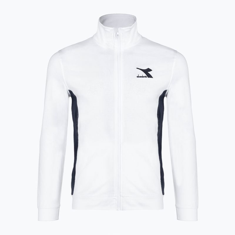 Trenung pentru bărbați Diadora Tracksuit FZ Core bianco ottico 3