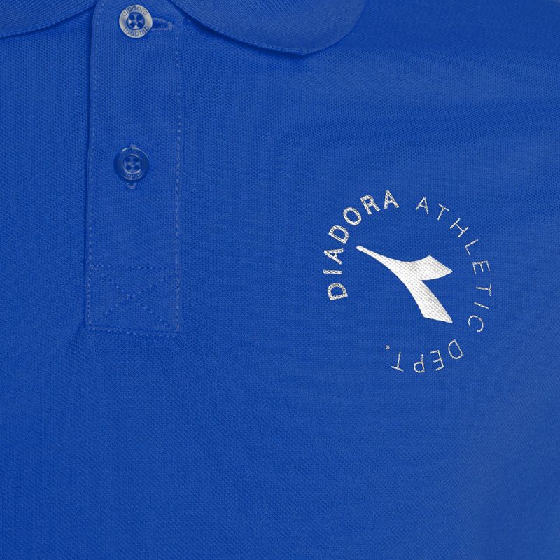 Tricou polo pentru bărbați Diadora Essential Sport blu lapis 3