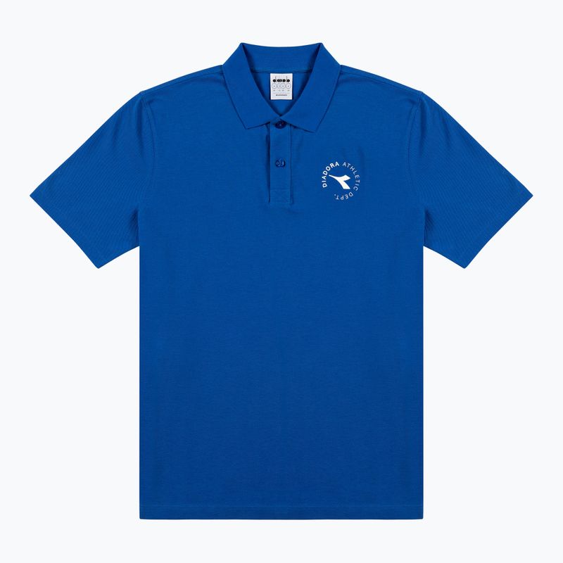 Tricou polo pentru bărbați Diadora Essential Sport blu lapis 4