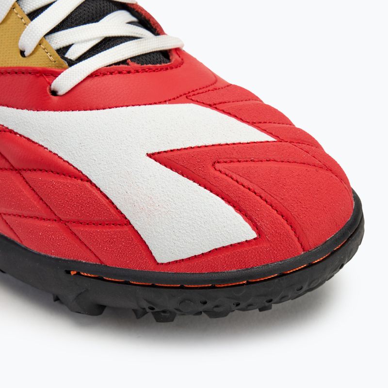 Încălțăminte de fotbal pentru bărbați Diadora Brasil Sala Elite TF milano red/white/black 7