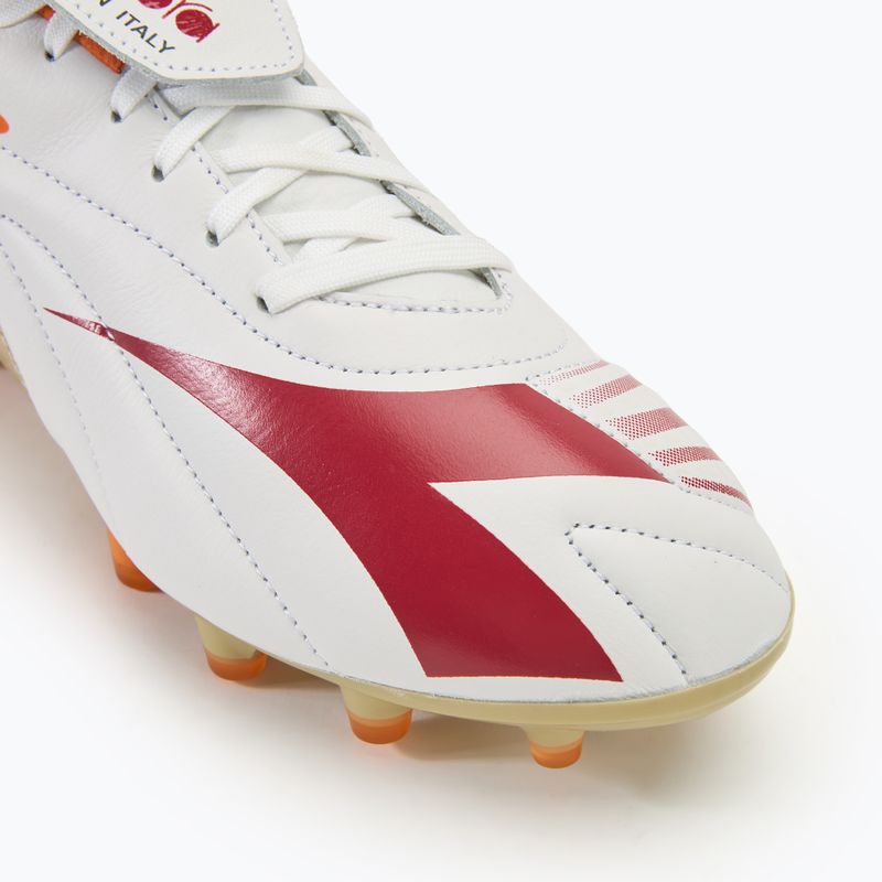 Încălțăminte de fotbal pentru bărbați Diadora Maximus Elite ITA T SLX white/chili pepper/russet orange 7