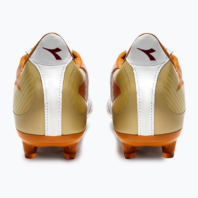 Încălțăminte de fotbal pentru bărbați Diadora Maximus Elite ITA T SLX white/chili pepper/russet orange 9