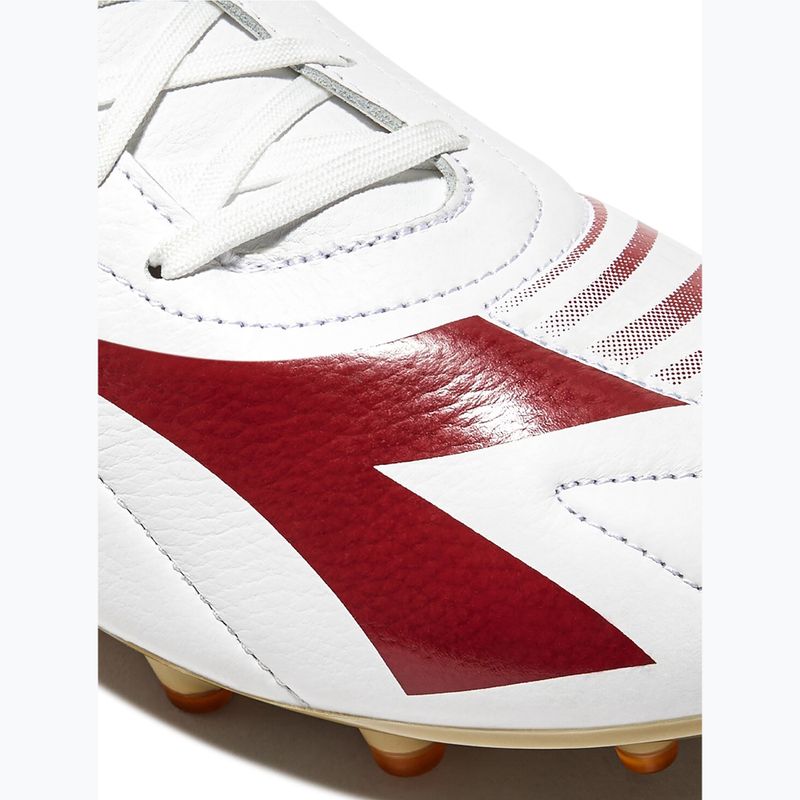 Încălțăminte de fotbal pentru bărbați Diadora Maximus Elite ITA T SLX white/chili pepper/russet orange 12