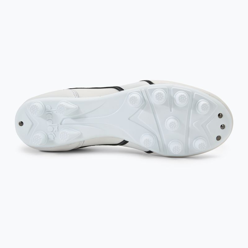Încălțăminte de fotbal pentru bărbați Diadora Brasil LT+ MDPU white/black 4