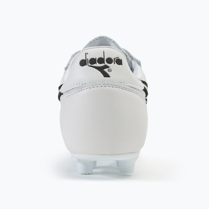 Încălțăminte de fotbal pentru bărbați Diadora Brasil LT+ MDPU white/black 6