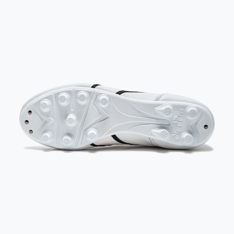 Încălțăminte de fotbal pentru bărbați Diadora Brasil LT+ MDPU white/black 11