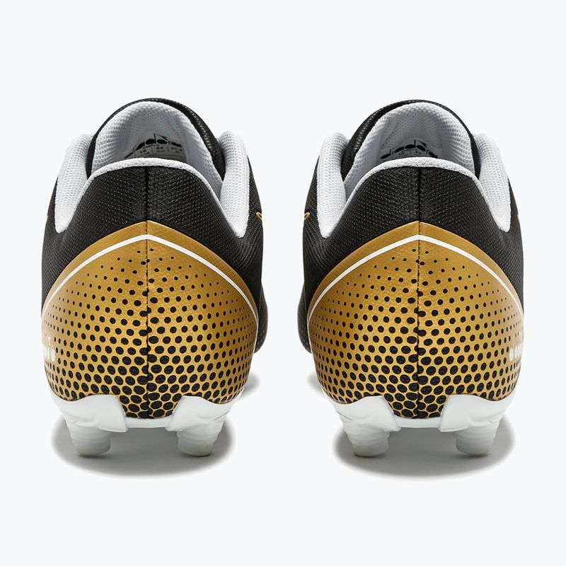 Încălțăminte de fotbal pentru bărbați Diadora Pichichi 7 MG14 blavk/white/gold 9