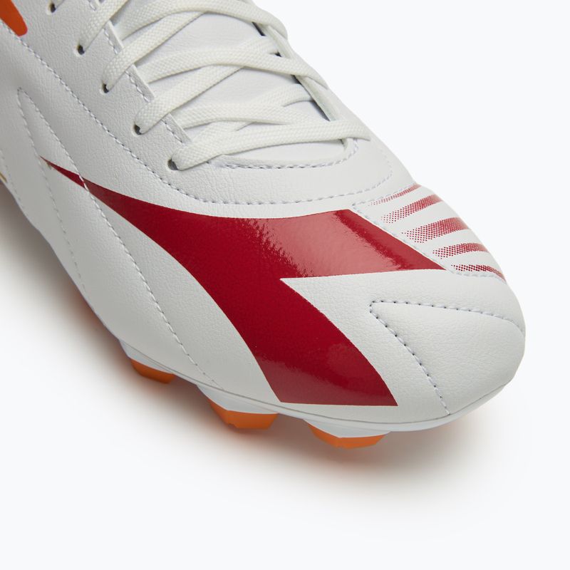 Încălțăminte de fotbal pentru bărbați Diadora Maximus Elite R LPU white/chili pepper/russet orange 7