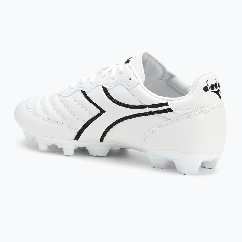 Încălțăminte de fotbal pentru bărbați Diadora Brasil R LPU white/black 3