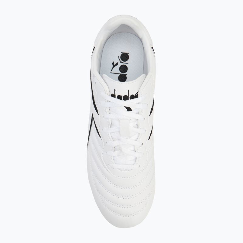 Încălțăminte de fotbal pentru bărbați Diadora Brasil R LPU white/black 5