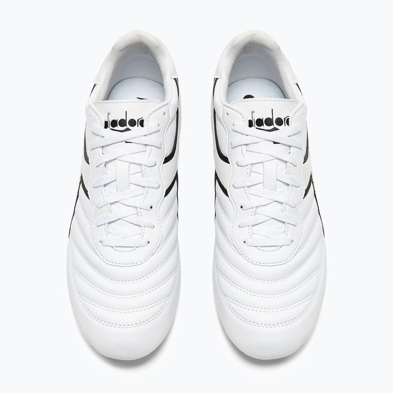 Încălțăminte de fotbal pentru bărbați Diadora Brasil R LPU white/black 10