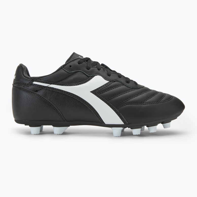 Încălțăminte de fotbal pentru bărbați Diadora Brasil LT MDPU black/white 2