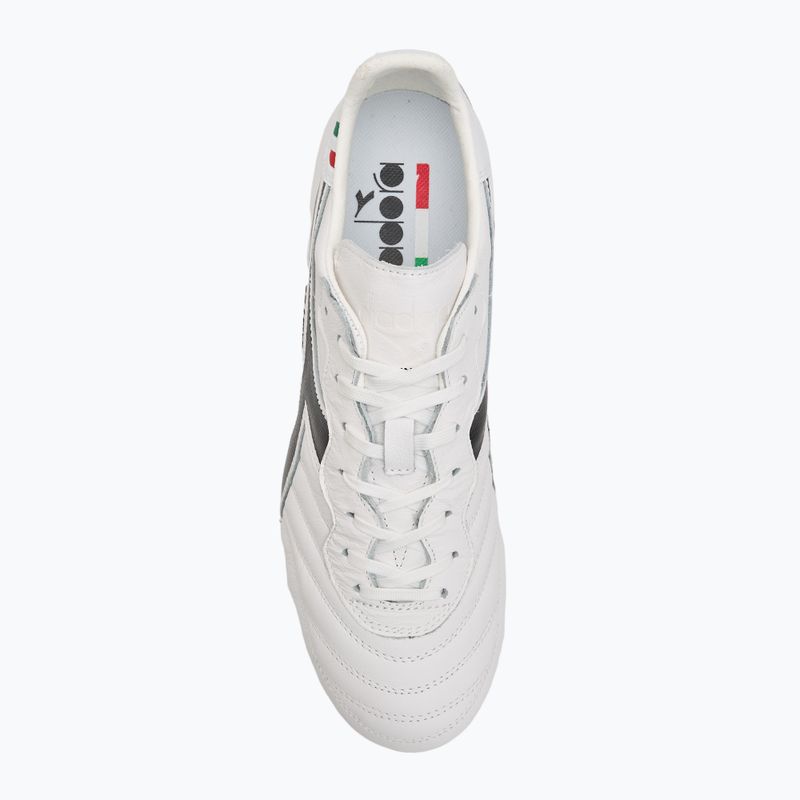 Încălțăminte de fotbal pentru bărbați Diadora Maximus ITA OG LT+ MDPU white/black 5