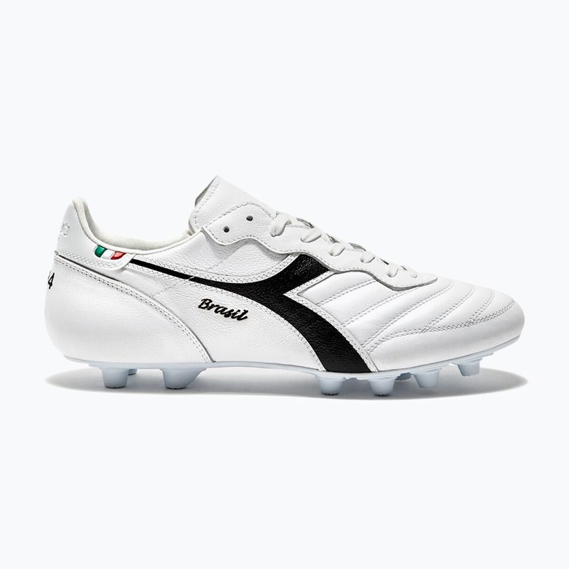 Încălțăminte de fotbal pentru bărbați Diadora Maximus ITA OG LT+ MDPU white/black 8