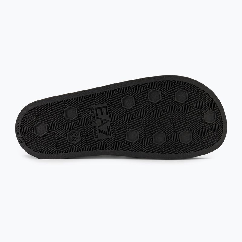 EA7 Emporio Armani Water Sports All Over flip-flops alb/negru 4