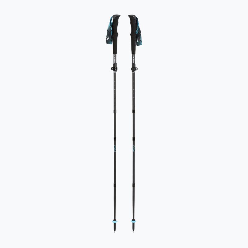 Bețe de trekking Fizan Ultrax Carbon light blue