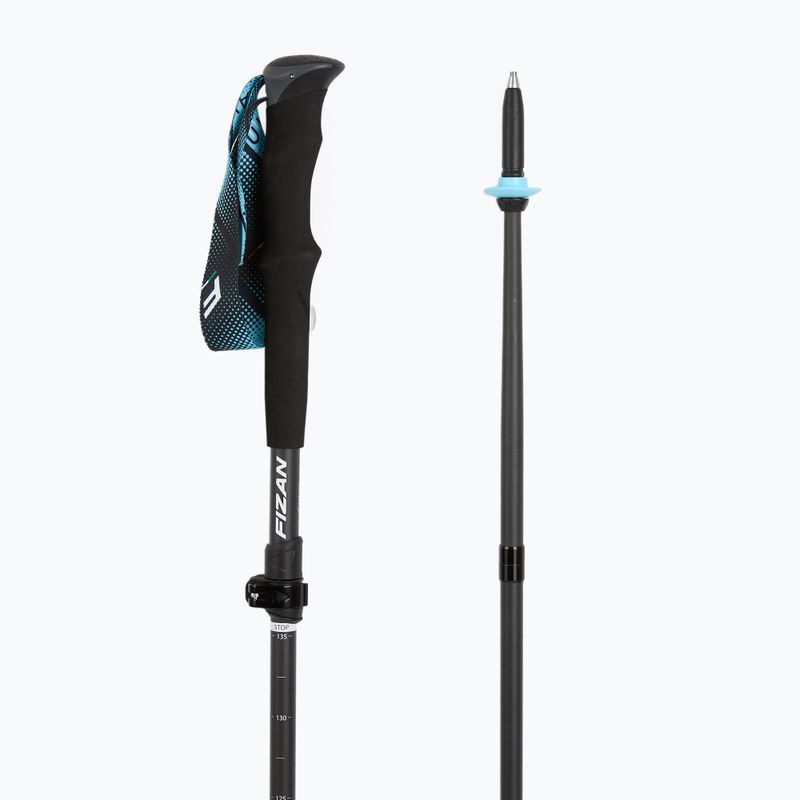 Bețe de trekking Fizan Ultrax Carbon light blue 3