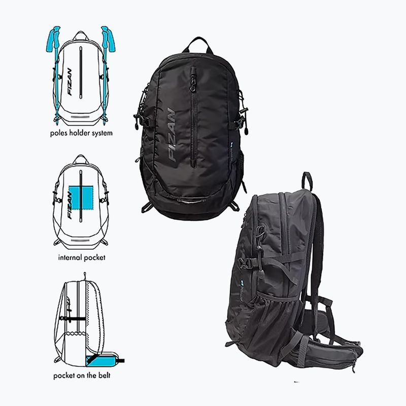 Rucsac de turism Fizan Active 28 l black 2