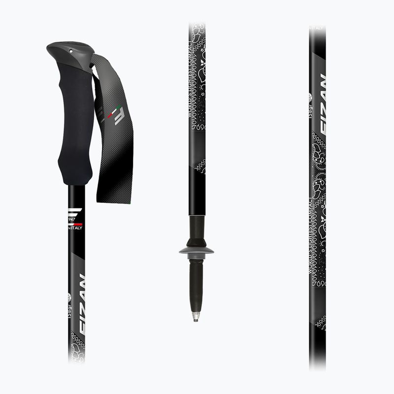 Bețe de trekking Fizan Compact MS black 5