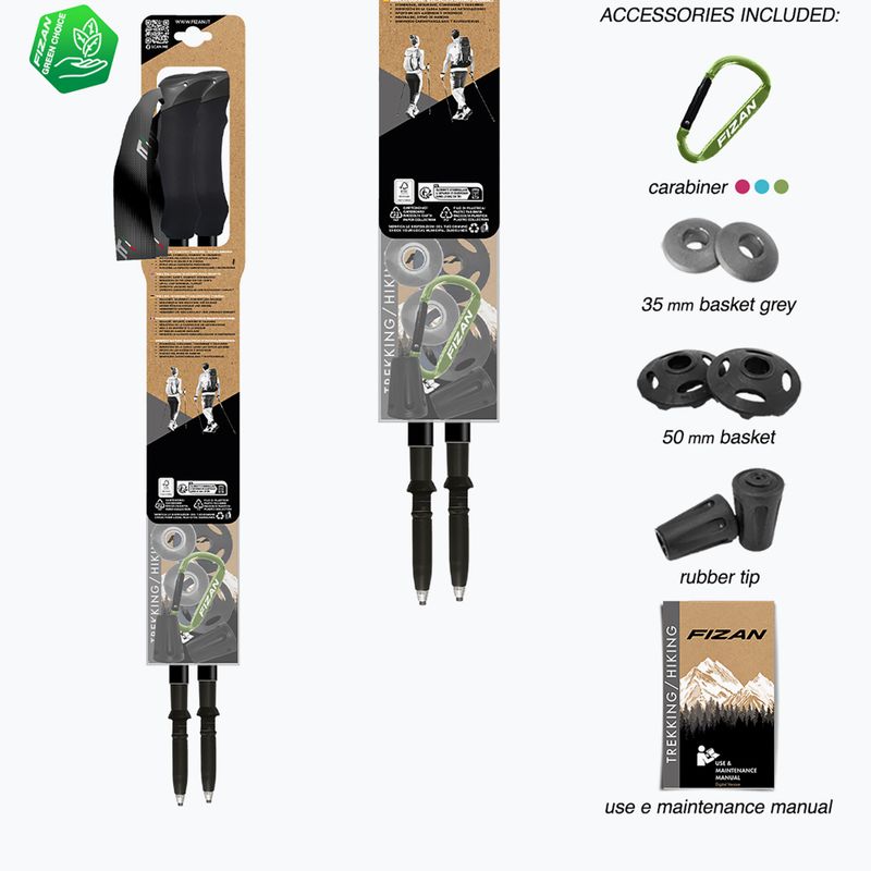 Bețe de trekking  Fizan Compact blue 7