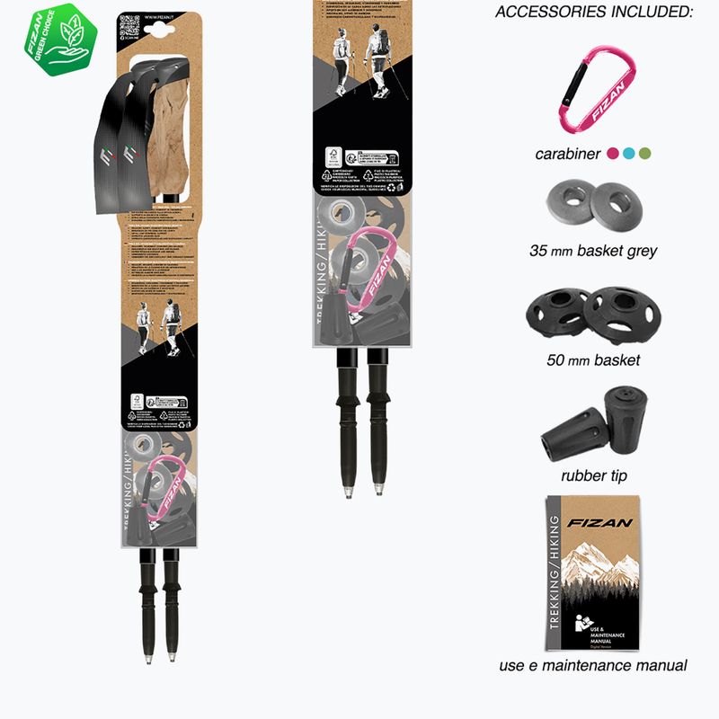 Bețe de trekking  Fizan Compact grey 7