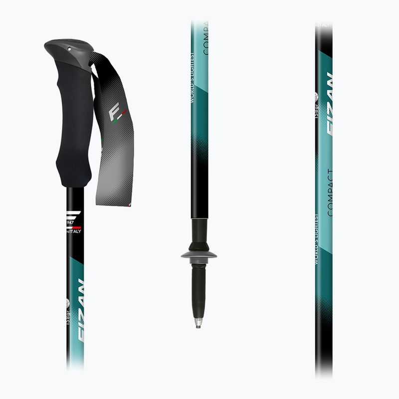 Bețe de trekking  Fizan Compact water green 5