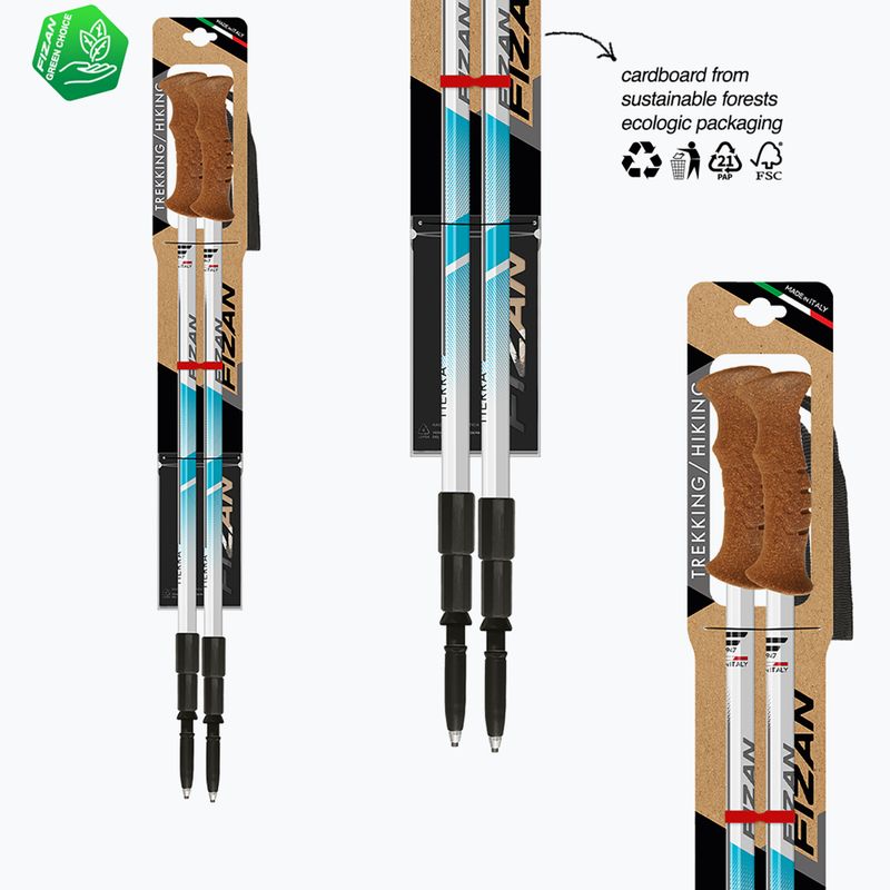 Bețe de trekking Fizan Tierra light blue 6