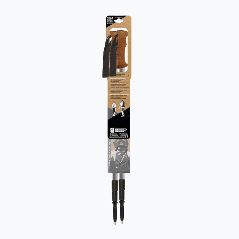 Bețe de trekking Fizan Tierra grey/orange 4