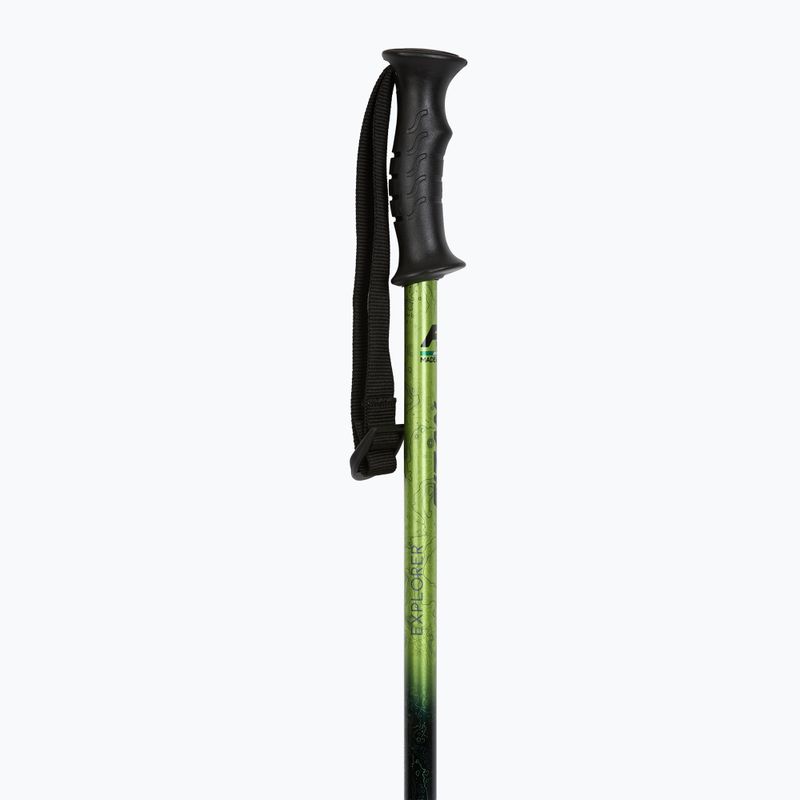 Bețe de trekking Fizan Explorer lime/grey 2