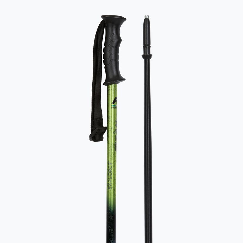 Bețe de trekking Fizan Explorer lime/grey 3