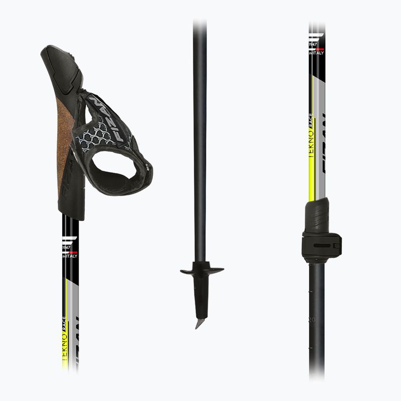 Bețe de nordic walking Fizan Tekno yellow 5