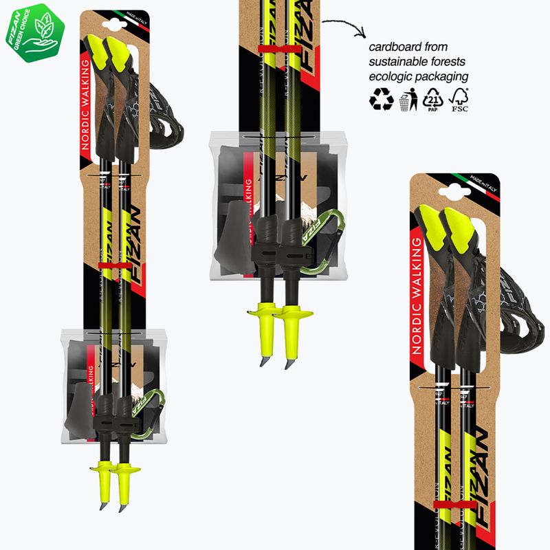 Bețe de nordic walking Fizan R-Evolution yellow 6