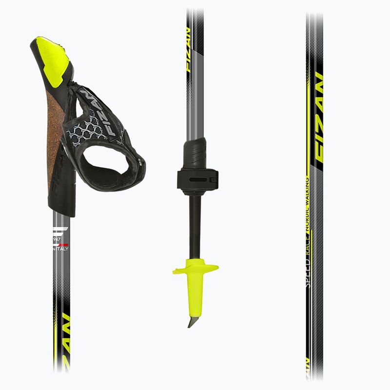 Bețe de nordic walking Fizan Speed Race yellow 3