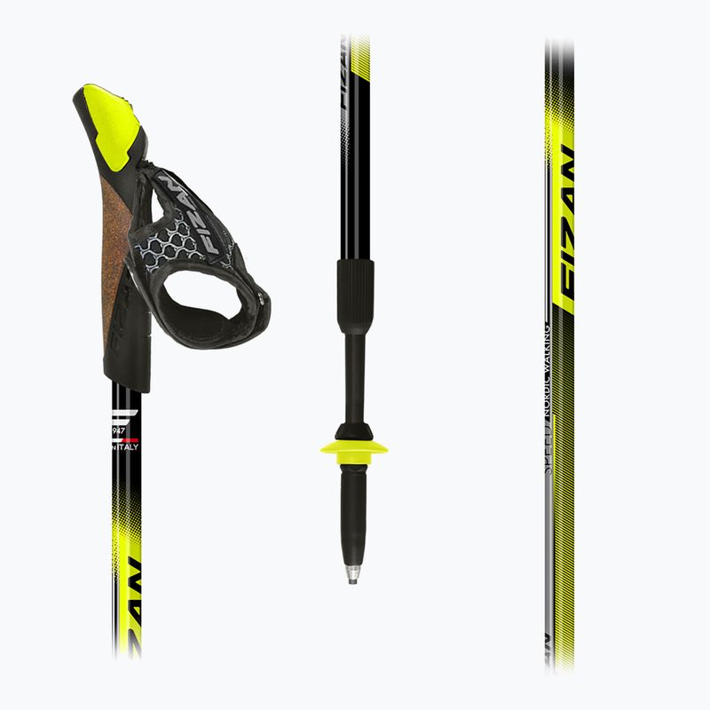 Bețe de nordic walking Fizan Speed yellow 5