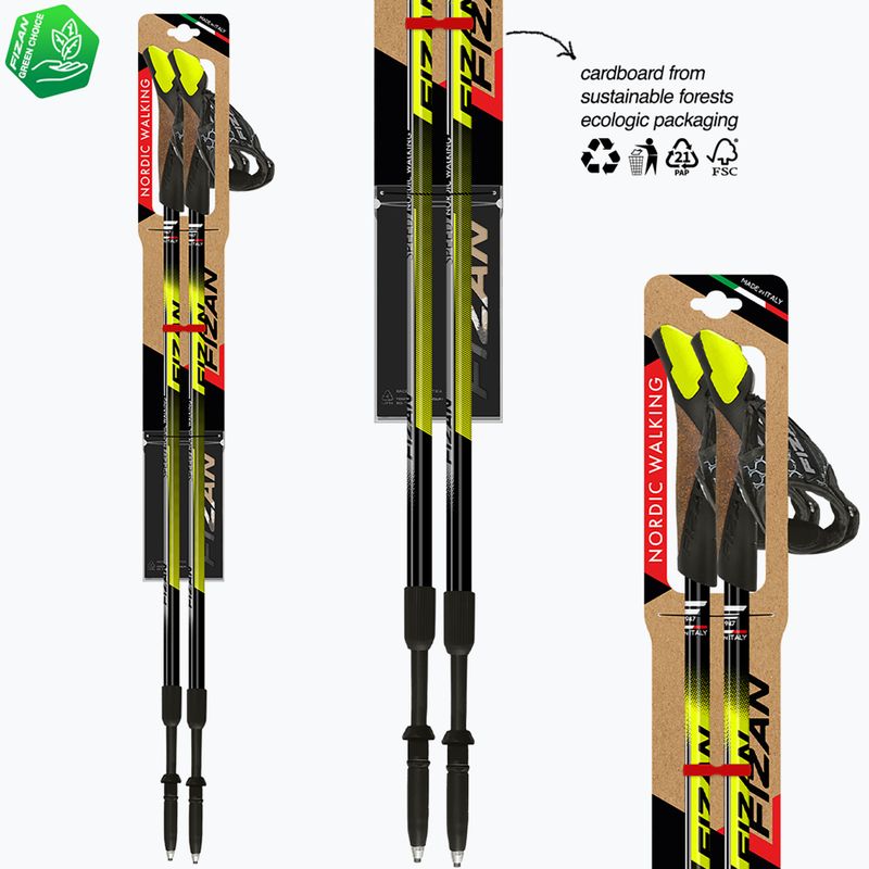Bețe de nordic walking Fizan Speed yellow 6