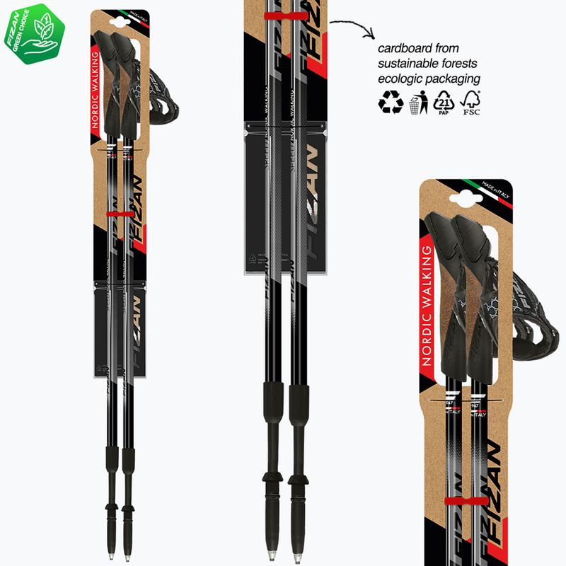 Bețe de nordic walking Fizan Speed black 4