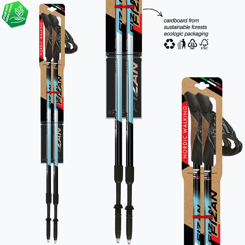Bețe de nordic walking Fizan Speed light blue 6