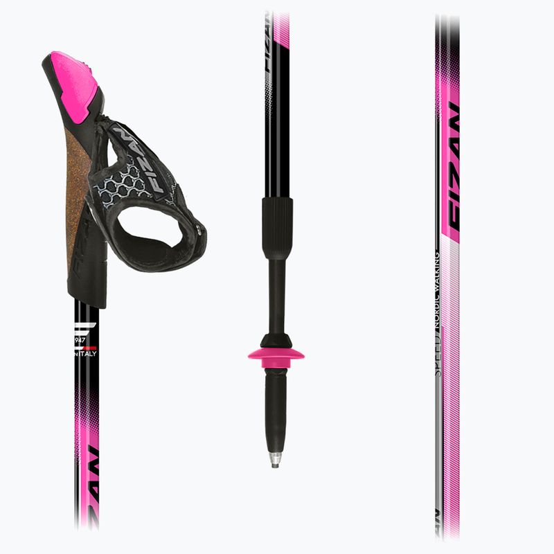 Bețe de nordic walking Fizan Speed pink 3