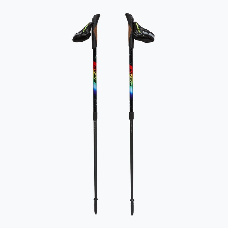 Bețe de nordic walking Fizan Speed Junior rainbow