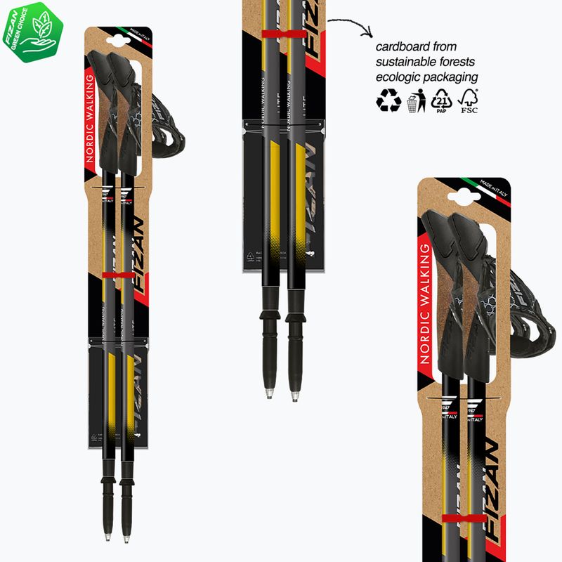 Bețe de nordic walking Fizan Lite Tech yellow 4