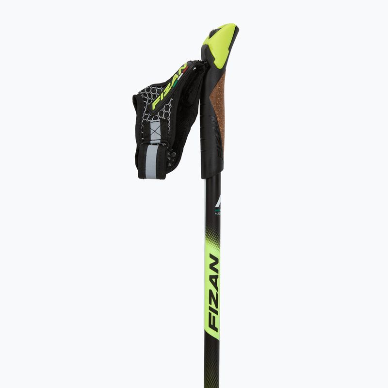 Bețe de nordic walking Fizan Carbon Race yellow 2