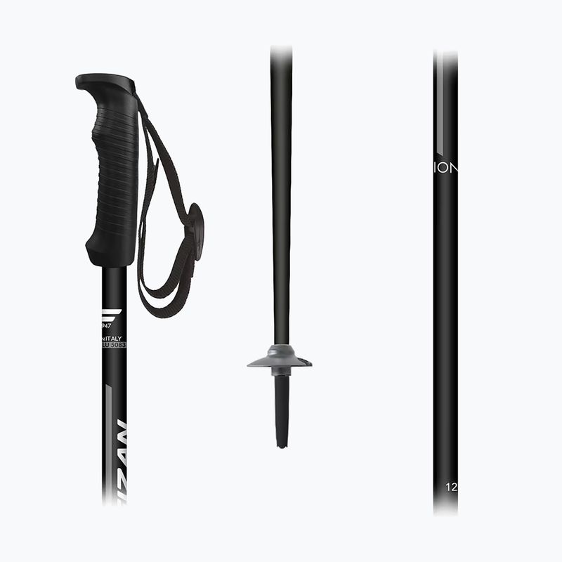 Bețe de schi Fizan Action black/grey 2