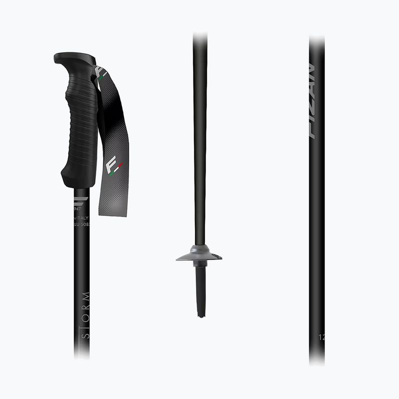 Bețe de schi Fizan Storm black/grey 2